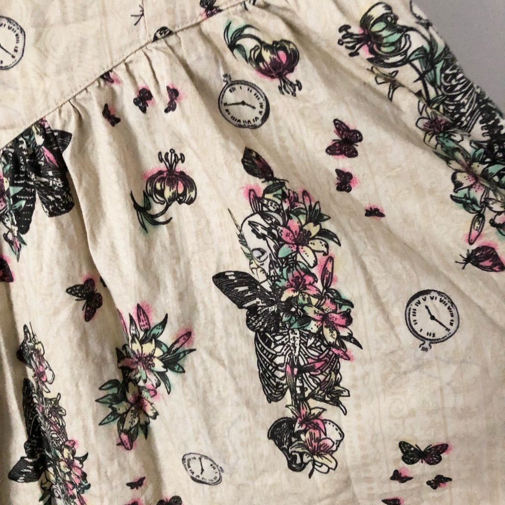 Hell Bunny Elaine Skeleton Rockabilly Pin Up Emo Goth Dress — image 4 of 8